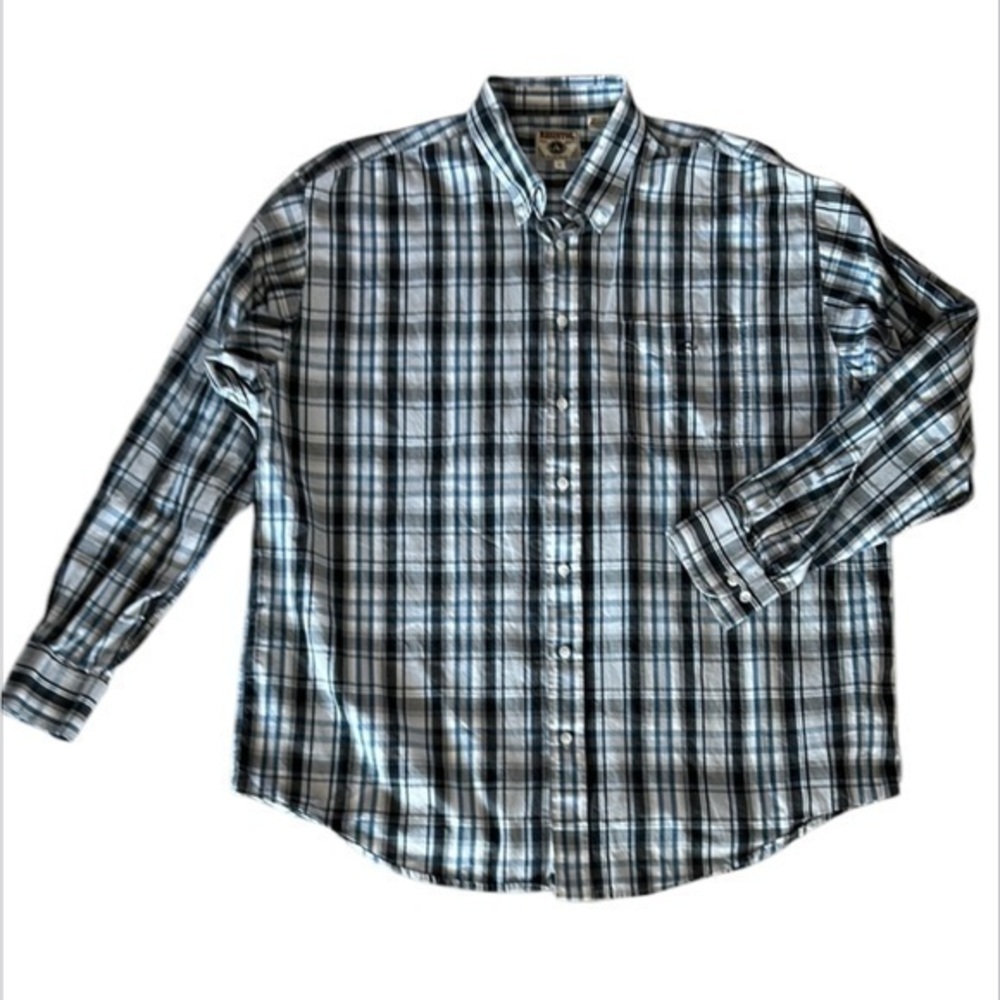 Resistol men's plaid long sleeve western shirt size XL
